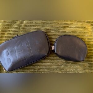 BEIS Black Makeup Pouch Set